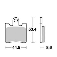 Organické brzdové destičky Ferodo - FDB2085EF